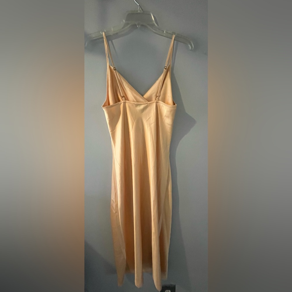 Forever 21 Gold Slip Dress - small - NWT - Picture 7 of 8
